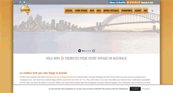 Desktop Screenshot of e-australie.com