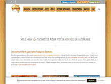 Tablet Screenshot of e-australie.com